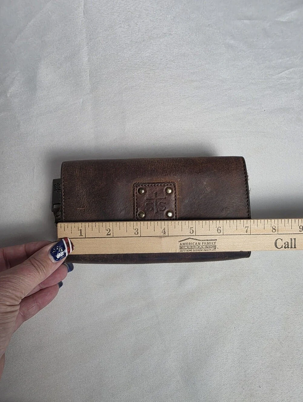 STS Ranchwear Leather Wallet Western Cowgirl Rugged New